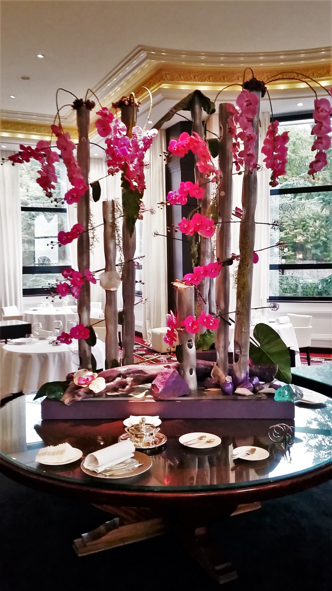 décoration florale orchidée